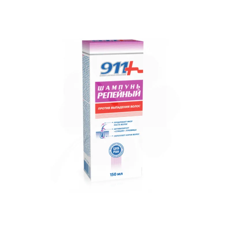 911 ŠAMPOON TAKJA JUUSTE VÄLJALANGEMISE VASTU 150ML 