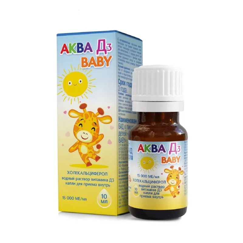 TILGAD AKVA D3-VITAMIIN BABY 15000 ME  10ML MIRROLLA