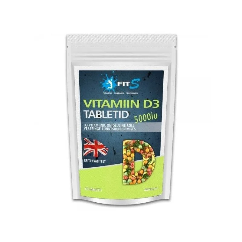 FITS  Vitamiin D3 5000ui  №60 