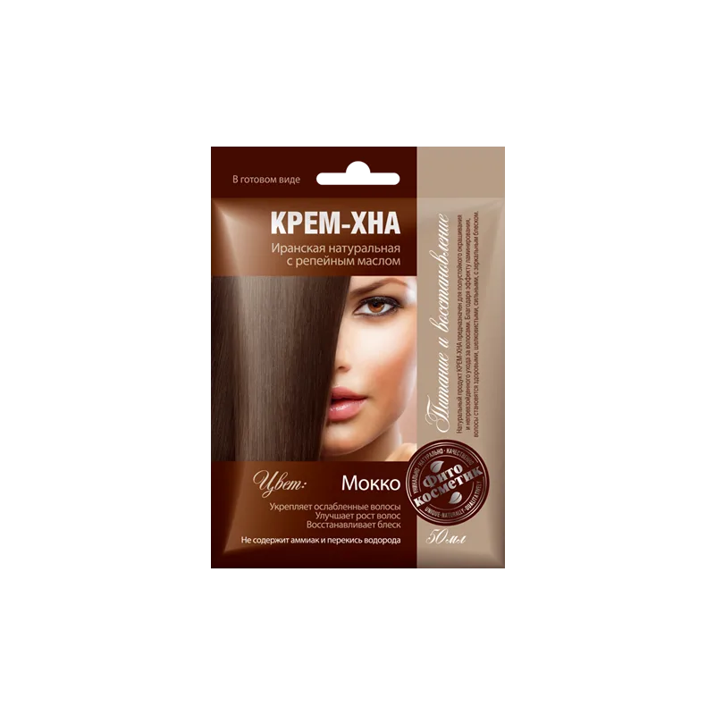 Hennakreem tugevdav 50 ml Moka(Fitokosmetik)