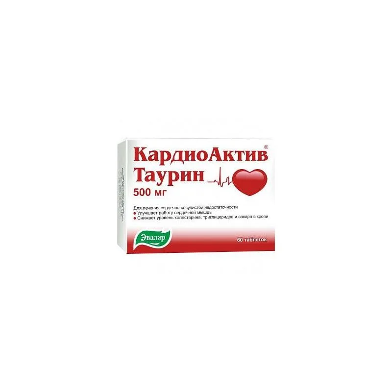 KARDIOAKTIV TAURIINIGA TABLETID  N60 EVALAR 