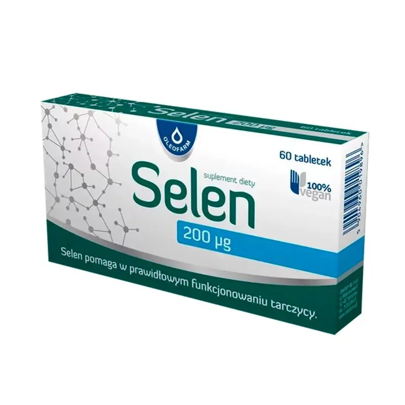 Selēns 200 µg, 60 tabletes - OLEOFARM