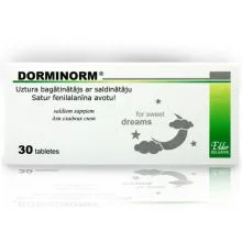 Melatonin "Dorminorm" 1mg 30 tablets.