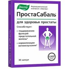 "ProstaSaval" capsules for prostate health N30 - Evalar