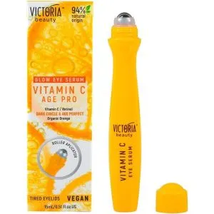 Glow acu serums ar C vitamīnu, retilonu un apelsīnu ekstraktu, 15ml - Victoria Beauty