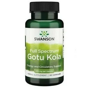 Gotu Kola, Anson Gotu Kola, Swanson, 435 mg, 60 kapsulas