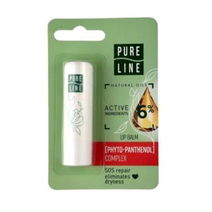 SOS lūpu balzams Fitopantenols, 3,6 g - PURE LINE