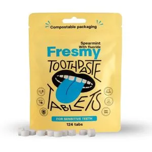 Zobu pastas tabletes ar fluoru un piparmētru, N124 - Fresmy