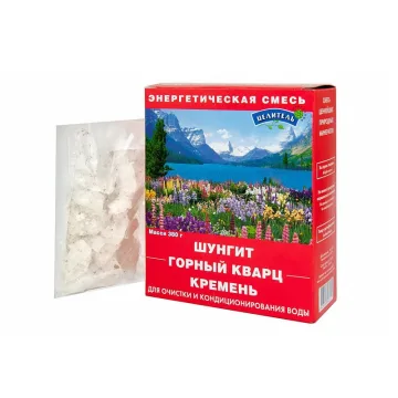 ŠUNGIIT, MÄEKVARTS, TULEKIVI  VEEFILTRID ENERGIA SEGU 380G