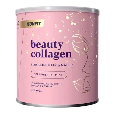 Kollageenipulber "Beauty Collagen" maasika-mündi maitsega 300 g - ICONFIT
