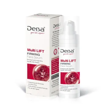 "DeBa Multi Lift" nahka pinguldav seerum näole ja kaelale, 30 ml.