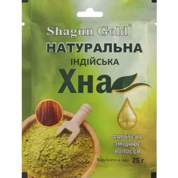 "SHAGUN GOLD" Looduslik India henna juustele, 25 g
