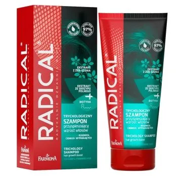 "RADICAL" Trikoloogiline šampoon juuste kasvu jaoks 200 ml