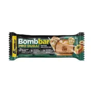 BOMBBAR Батончик глазированный со вкусом "Ореховый раф" с хрустящим тестом 45 г