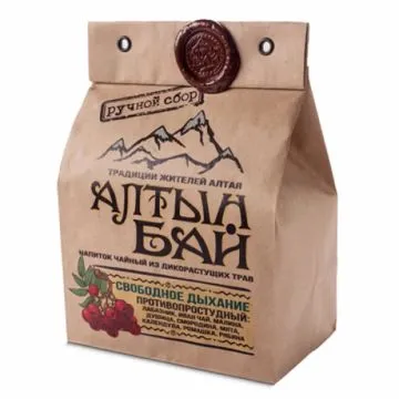 "ALTYN BAI" „Vaba hingamine“  külmetusvastane tee, 100 g