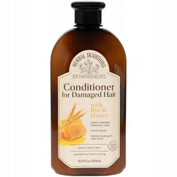 "HERBAL TRADITIONS" Juuksepalsam Teravilja ja Meega kahjustatud juustele, 500 ml