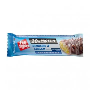"FITSPO" DELIGHT Protein bar COOKIES & CREAM 60 g