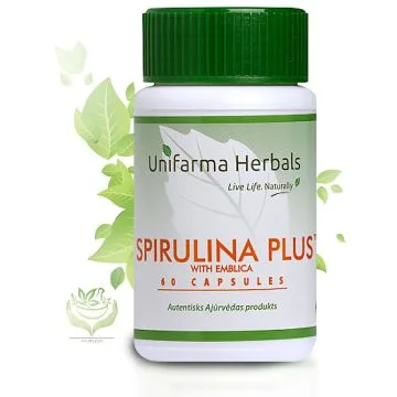 SPIRULINA PLUS + EMBLIKA N60 – UNIFARMA HERBALS