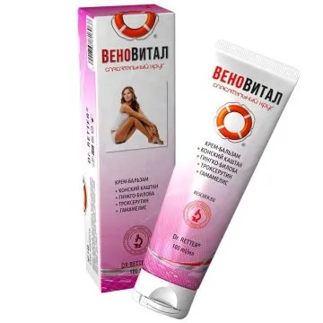 Kreem-palsam jalgadele “Päästerõngas” “Venovital” 100ml nr 140