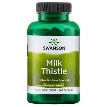 "SWANSON" TOIDULISAND FULL SPECTRUM MILK THITLE 500MG, KAPSLID 100 TK.