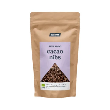 ICONFIT kakavos pupelių gabalėliai Cacao Nibs 200 g