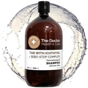ŠAMPOON TAR WITH ICHTHYOL + SEBO-STOP COMPLEX Dermatological The Doctor Health & Care  946 ml ELFA 