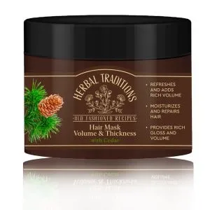 Plaukų kaukė 'Tūris ir Elastingumas', 300ml Herbal Traditions