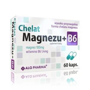 Magnio chelatas + B6 vitamino kapsulės N60 - ALG PHARMA