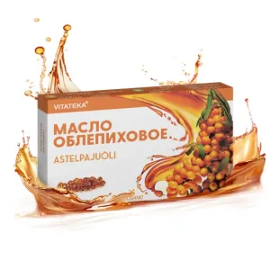 Šaltalankių aliejaus kapsulės 100 vnt. Vitateka