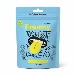 Dantų pastos tabletės su citrina, N124 - Fresmy