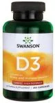 KAPSLID  VIT D-3 HIGH POT 1,000IU (25MCG) 250 SWANSON