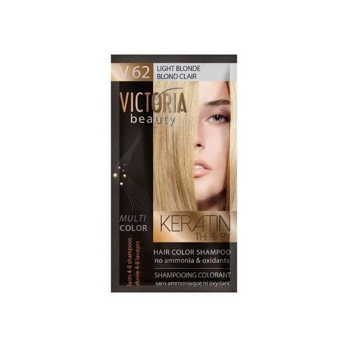 Matu krāsojošais šampūns "Gaiši blonds" 40 ml V62