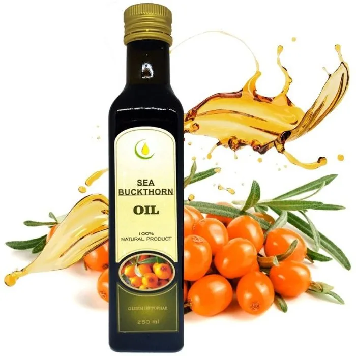 Smiltsērkšķu eļļa 100% "Virgin" karotinoīdi min. 180 mg 250 ml