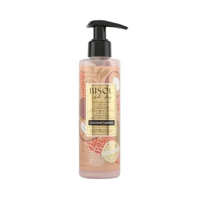 Mitrinošs ķermeņa losjons "Coconut and Amber" 200 ML - BISOU