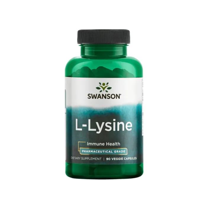 L-lizīns, L-lizīns, 500 mg, 90 kapsulas - Swanson