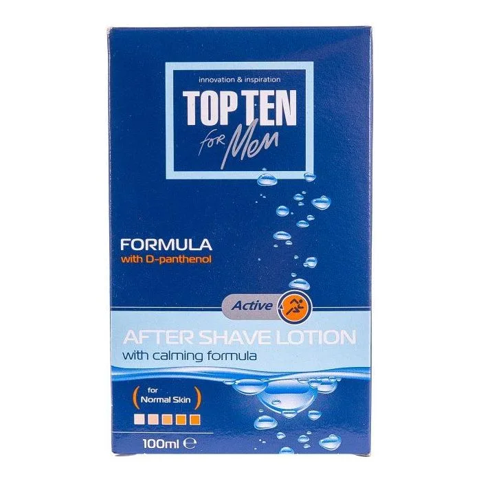 Losjons pēc skūšanās "Active" normālai ādai ar D-pantenolu 100 ml - desmit labākie