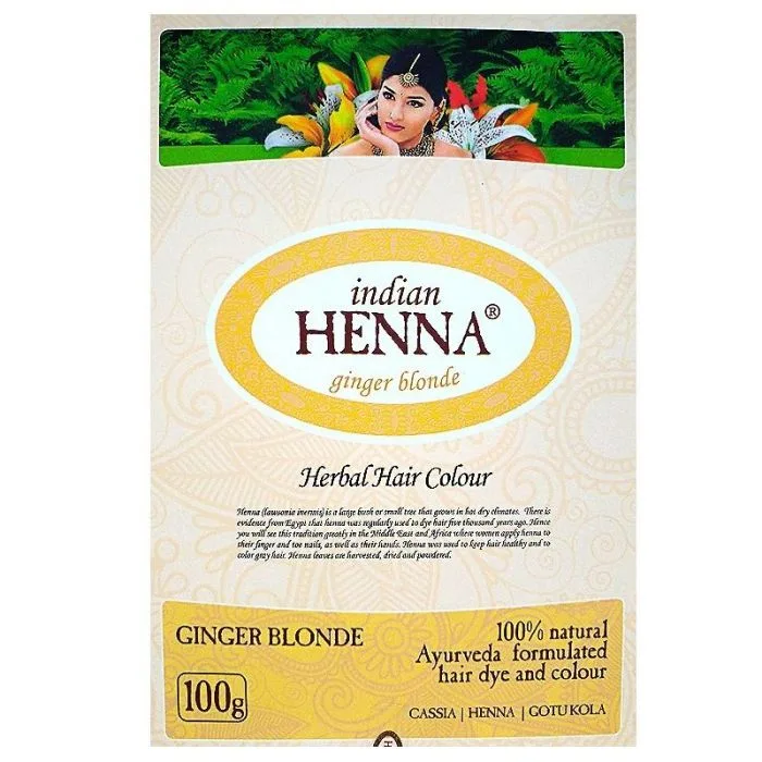 INDIAN HENNA INGVERI BLOND 100G