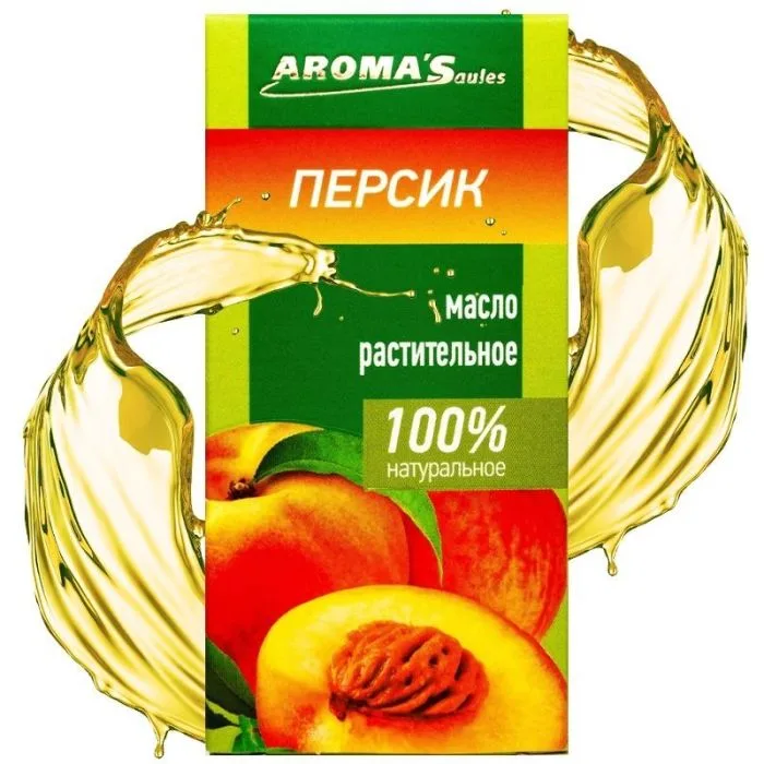 Augu kosmētiskā eļļa Persiku, 30 ml "AromaSaules"