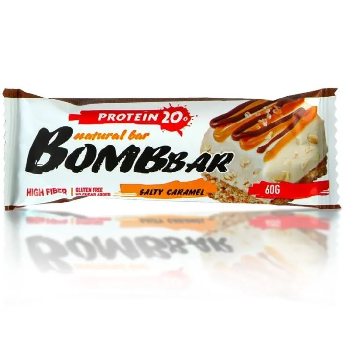 BOMBBAR Proteiinibatoon Soolakaramell, 60 g