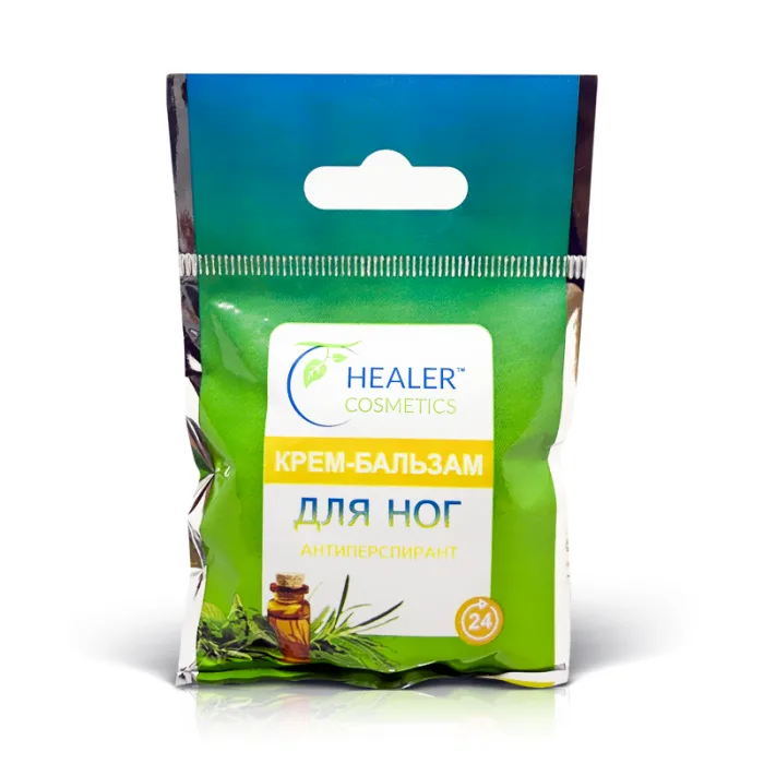 "HealerCosmetics" Kreem-palsam jalgadele (antiperspirant), 10 g