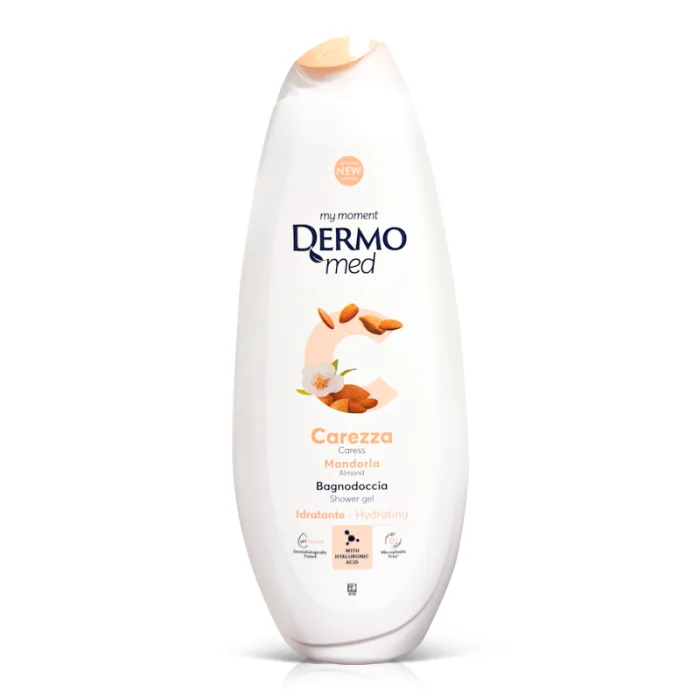 Dušas Gēls Ar Mandeļu Aromātu "Carezza", 750 ml-Dermomed