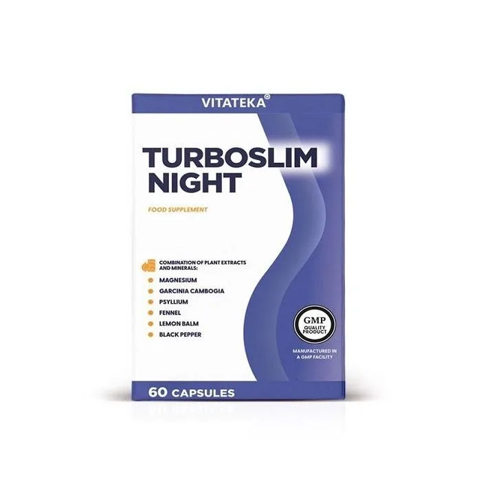 "VITATEKA" TURBOSLIM ÖÖ kapslid, N60