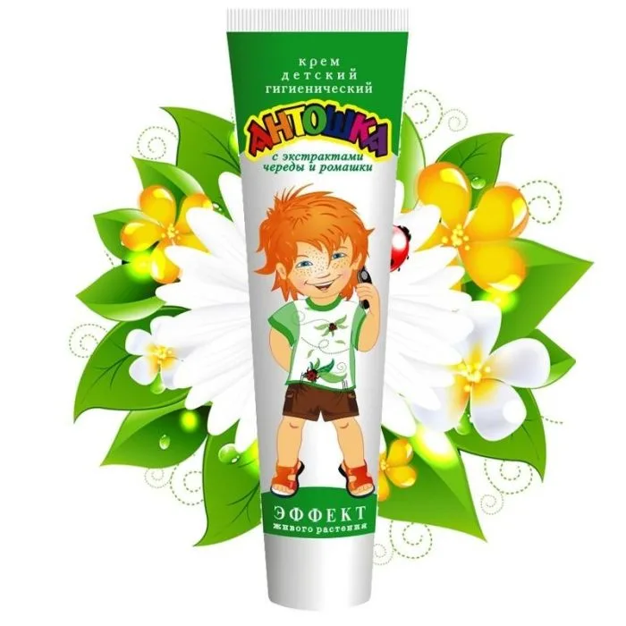ANTOŠKA HÜGIEENILINE LASTEKREEM KOLMISRUSE JA KUMMELIGA 44G