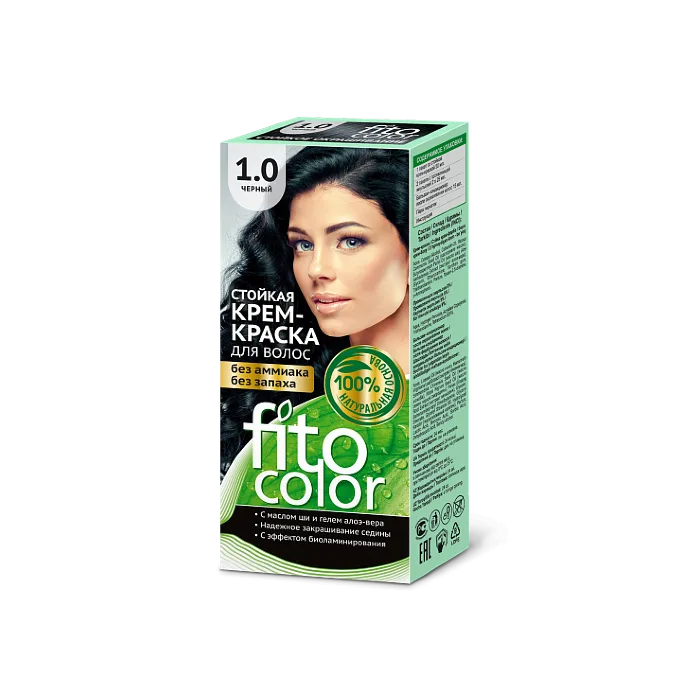 Izturīga krēmkrāsa 1.0 tonis Black - Fito krāsa