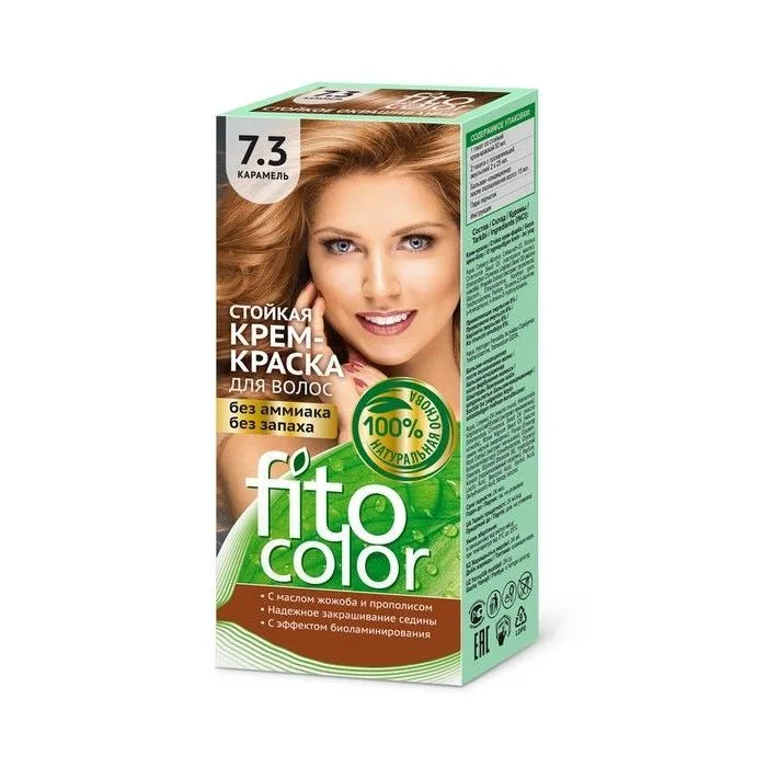 Kreemvärv juustele 7.3 Karamell - Fitocolor