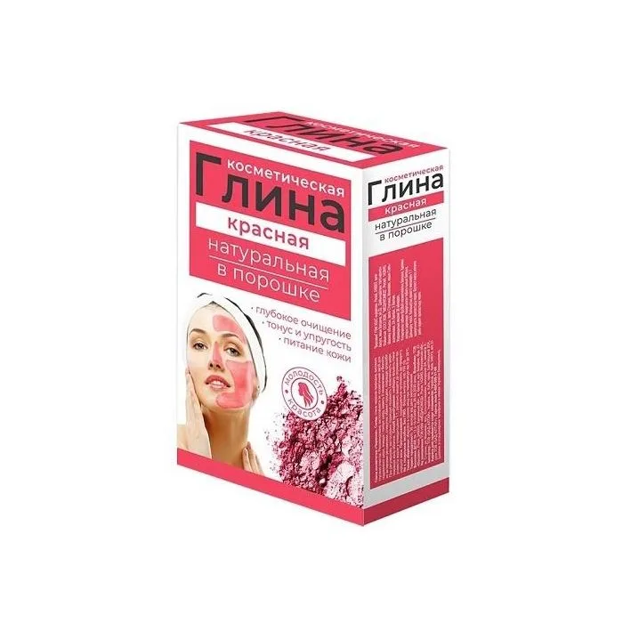 Dabīgais sarkano mālu pulveris kairinātai ādai 100g - Medicomed