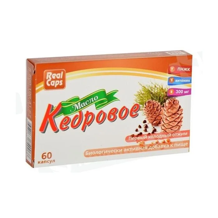 Ciedru eļļas kapsulas 300mg N60 - REALCAPS