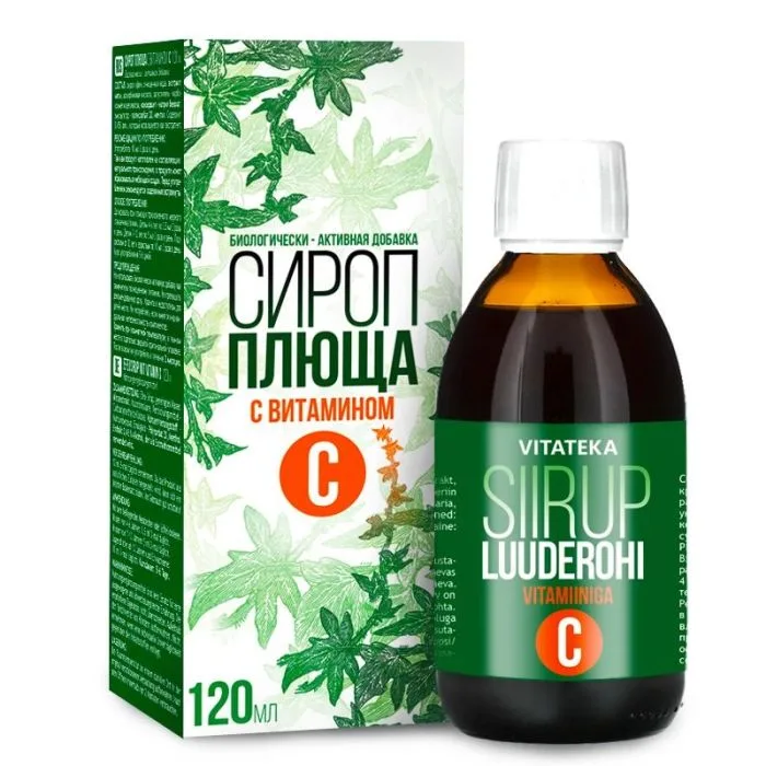 "VITATEKA" Luuderohu siirup C-vitamiiniga 120 ml