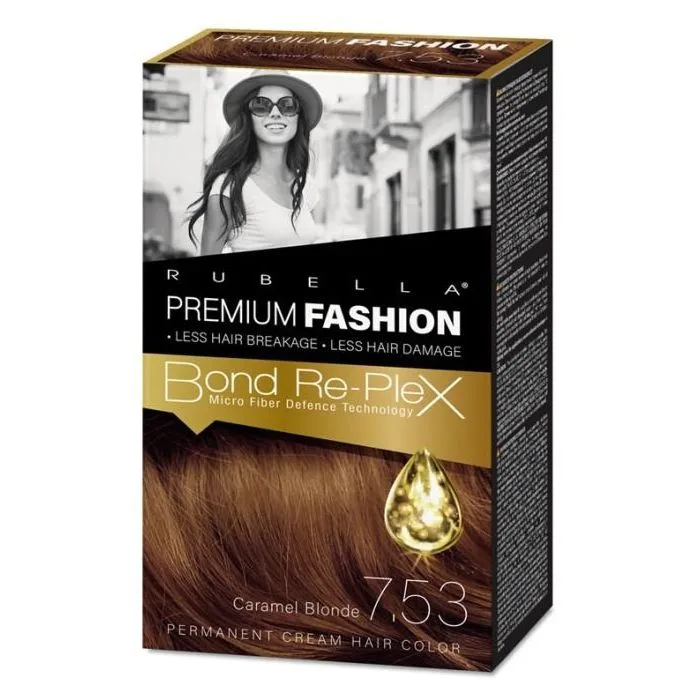 "PREMIUM FASHION COLOR" JUUKSEVÄRV "CARAMEL BLONDE" 7.53, 130 ml