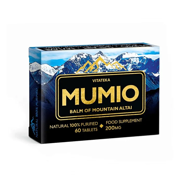 "VITATEKA" MUMIO puhastatud tabletid 200 mg, N60